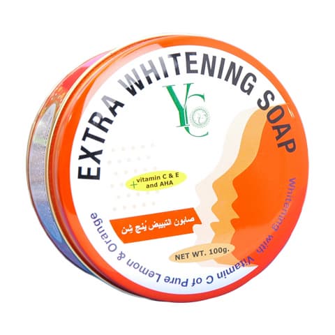 Extra Whitening Soap in Metal Box YC brand Thai
